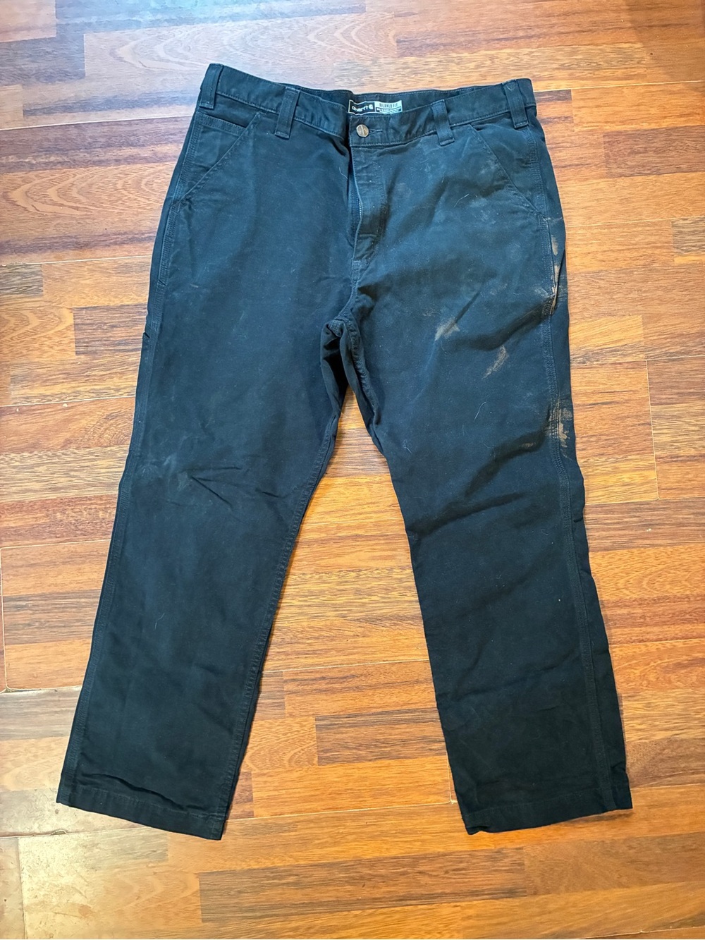 Carhartt Men's Relaxed Fit Black Jeans